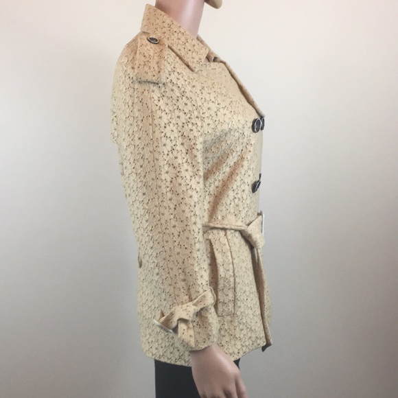 Phillip Lim 3.1 Belted Tan Lace Blazer - Picture 4 of 8